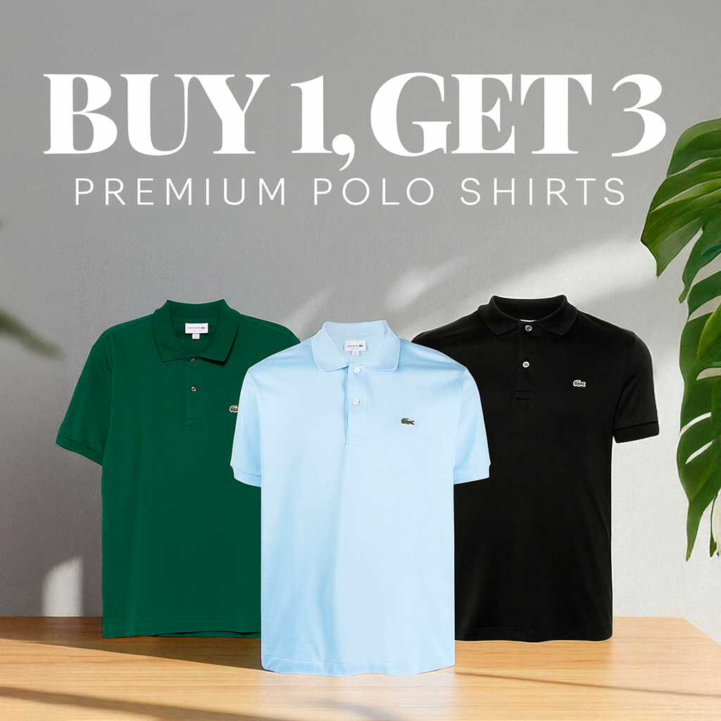 (Buy 1, Get 3) - Premium Polo Shirt