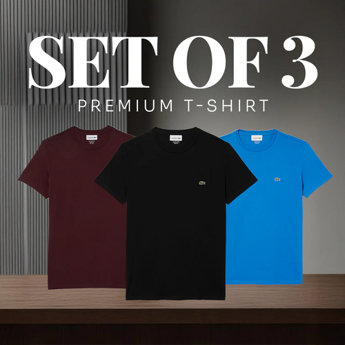 Set Of 3 - Premium T-Shirt