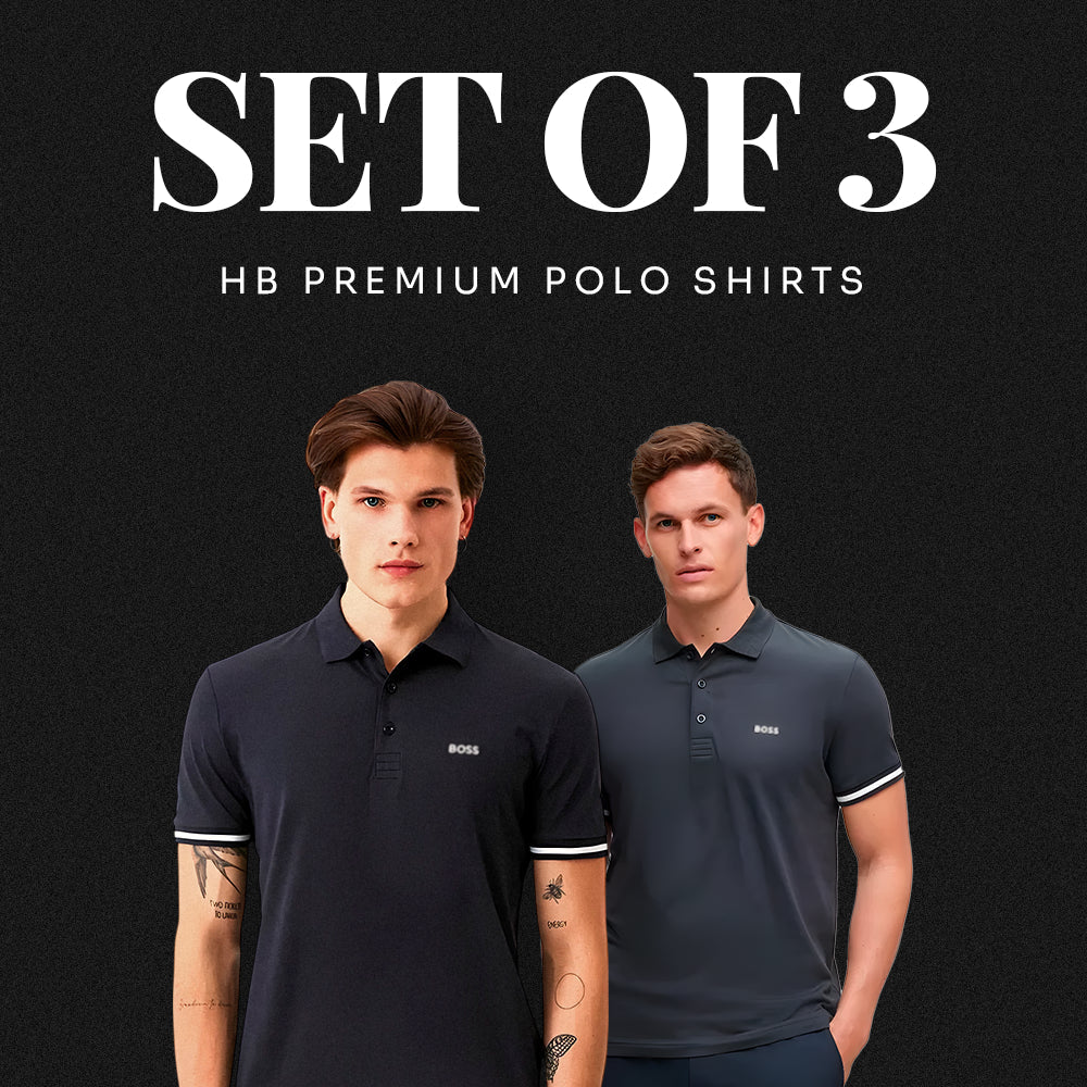 Buy 1, Get 3 - HB Premium Polo Shirt
