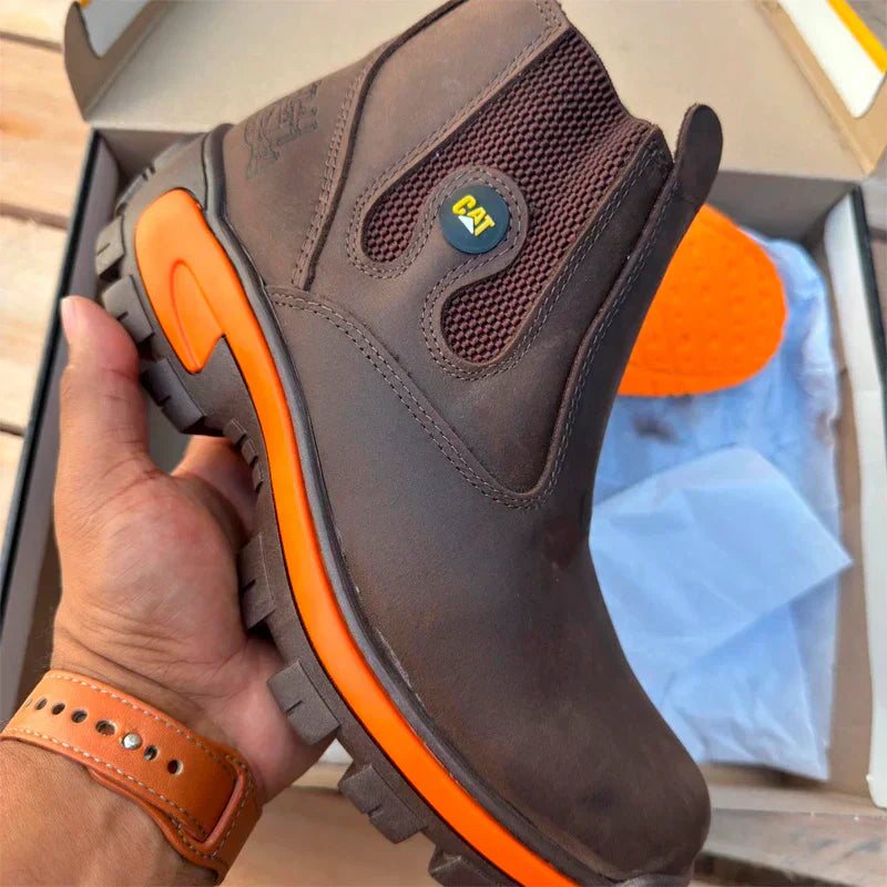 Men's Adventure Boot Kit in Genuine Leather and Orthopedic Insole + GIFTS: Hat, Belt, Wallet and Cup