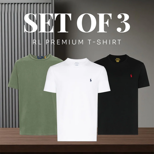 Set Of 3 - RF Premium T-Shirt