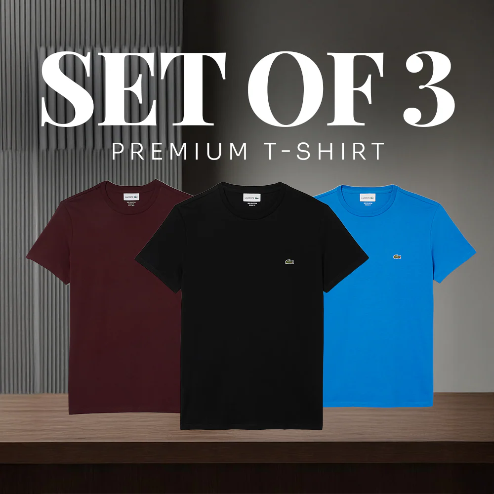 Set Of 3 - Premium T-Shirt